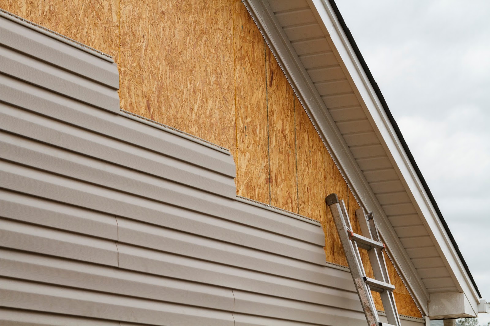 Vinyl siding installation